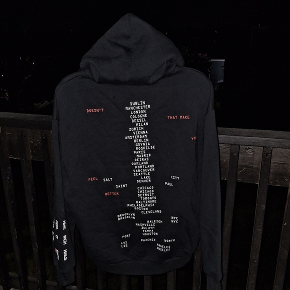 NWOT NIN NINE INCH NAILS Rock Band Hoodie Size XL - Picture 3 of 4